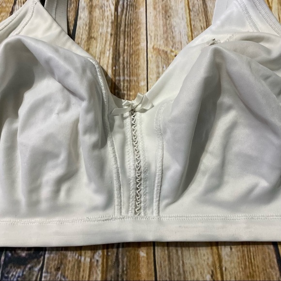 Bali White Classic Double Support Wirefree Bra Style DF0044 - Picture 2 of 4